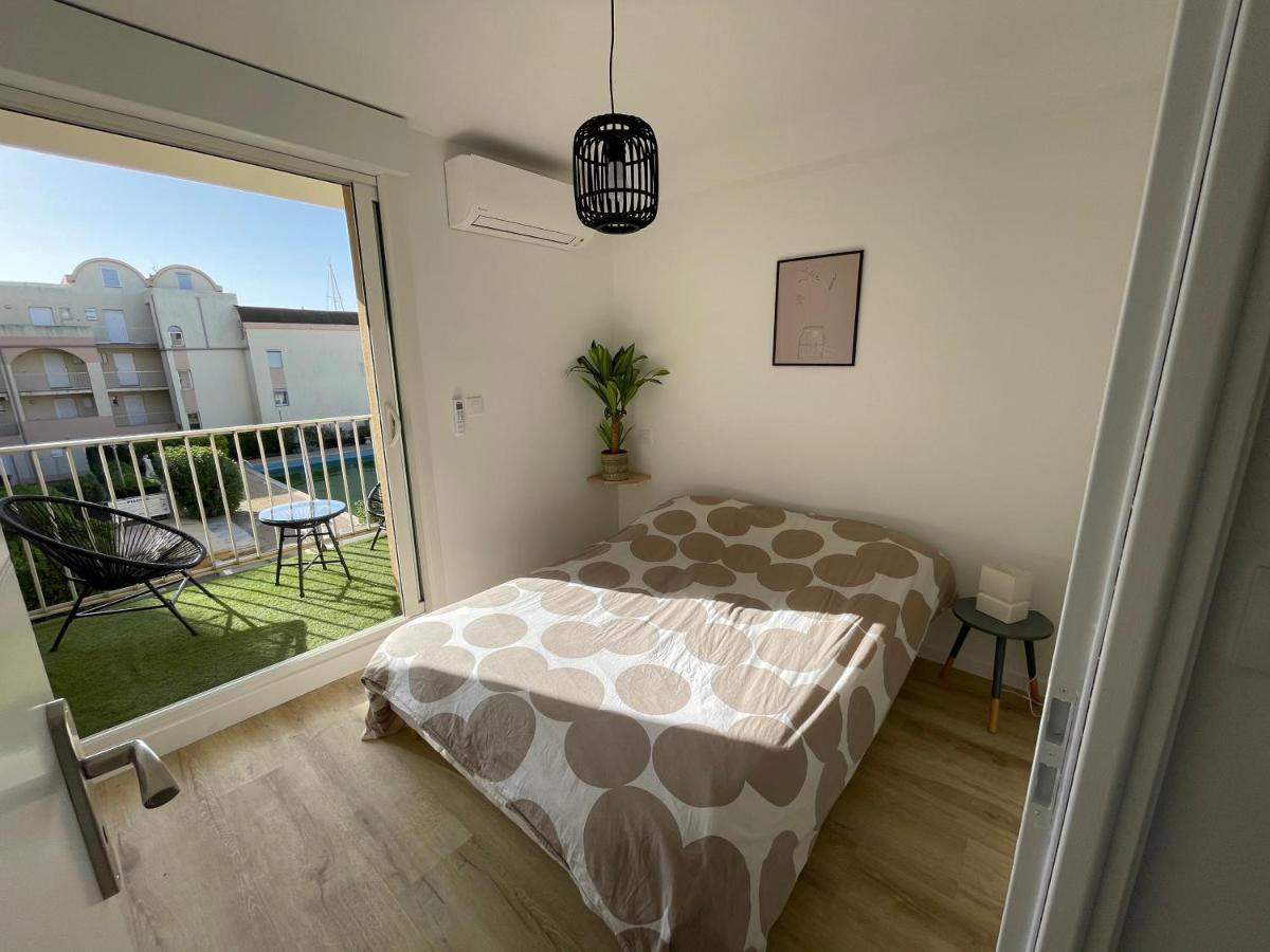 T3 Expo Sud-Est - Parking - Piscine - Clim - Wifi Apartment Gruissan Exterior foto